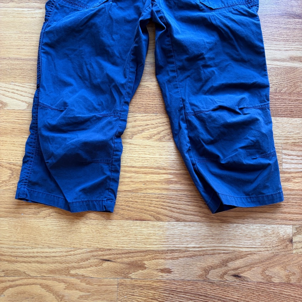 Kuhl‎ Free Range Hiking Capri Pants 8 Navy Blue Stretch Crop Outdoor Gorpcore - Picture 3 of 16